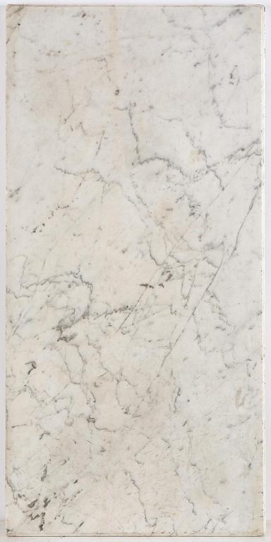 A late Gustavian carved giltwood and marble console table, attributed to P- Ljung (royal ornament carver 1788-1819).