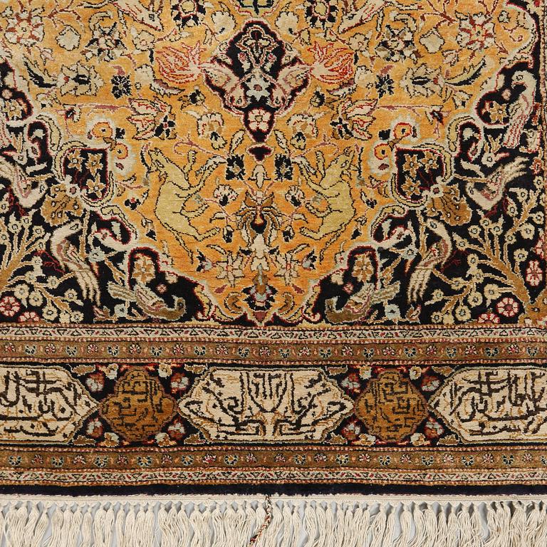 MATTA, orientalisk, silke, old, 178 x 110 cm.