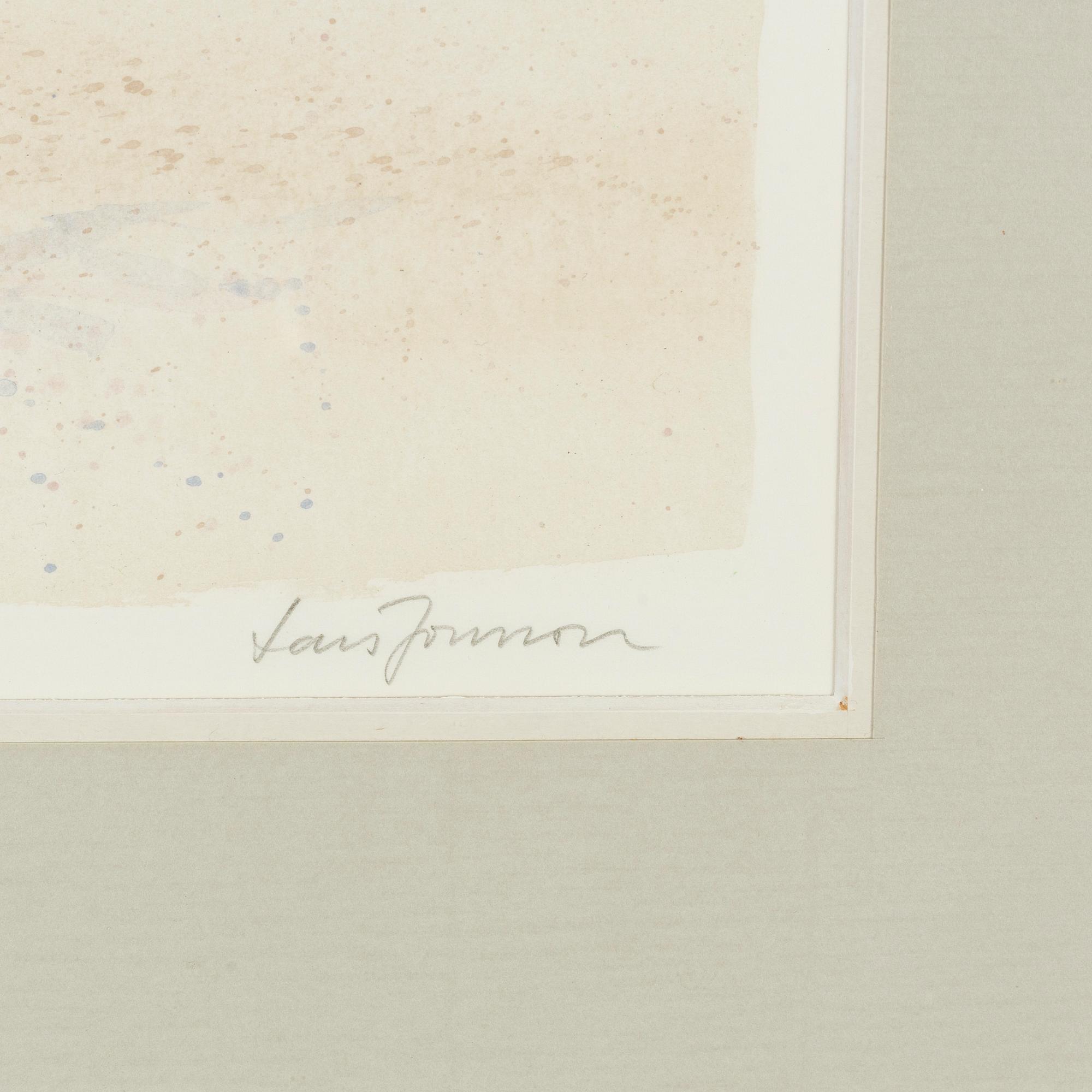 Lars Jonsson, lithograph in colours, signed 211/250.