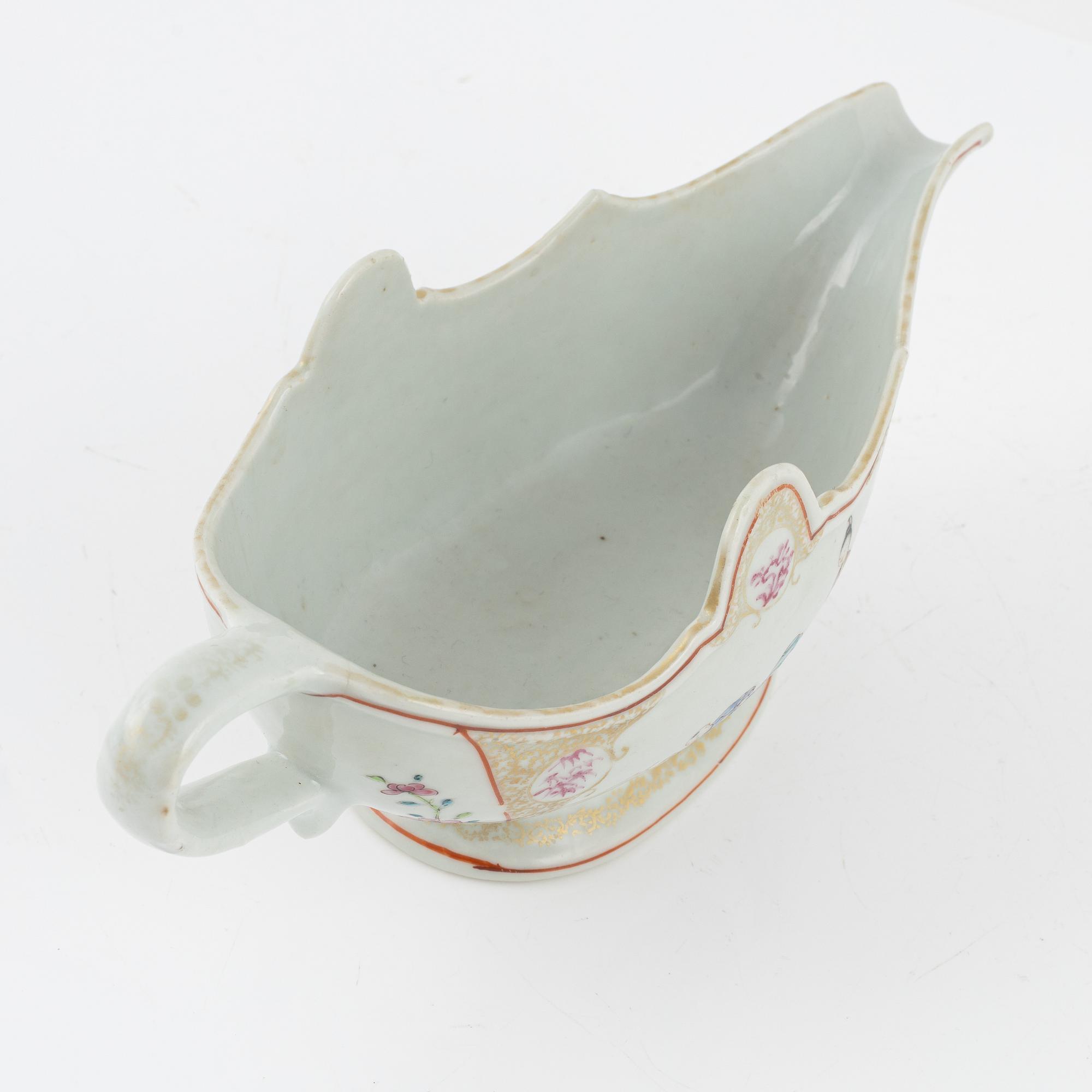 Såssnipa, porslin. Qingdynastin, 1700-tal.