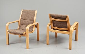 KARMSTOLAR, ett par, Yngve Ekström, Swedese, 1900-talets tredje kvartal.