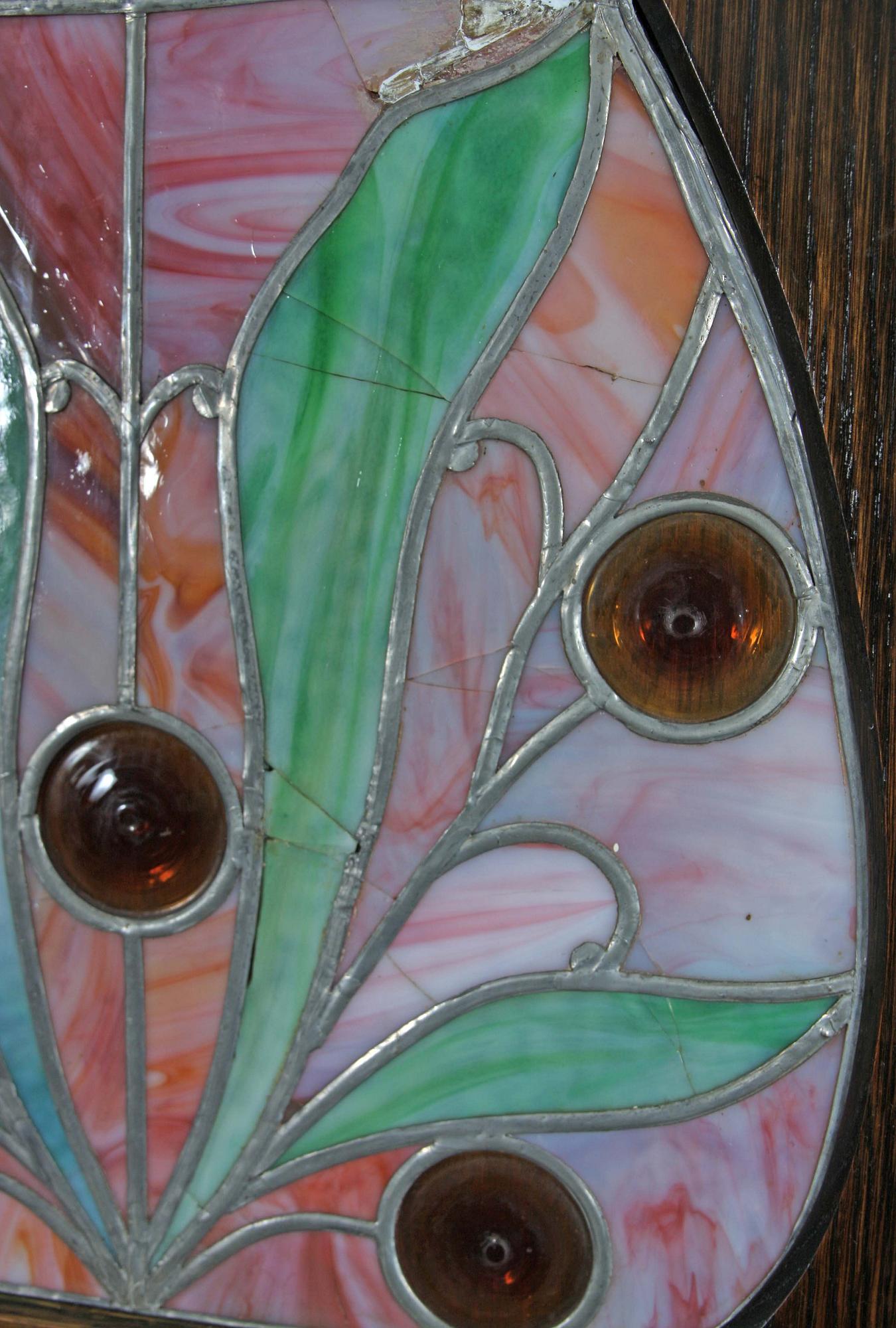 SKÅP med ÖVERDEL, jugend, 1900-talets början.