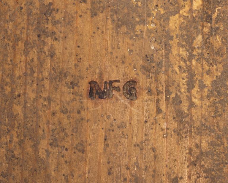 SPEGEL, märkt NFG (Niclas Falkengren spegelmakare i Jönköping 1776-1813).