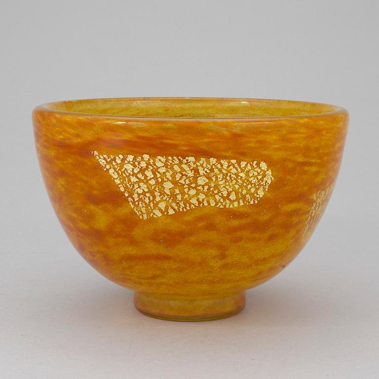 DAUM, skål glas, Nancy, Frankrike, 1900-talets andra hälft.