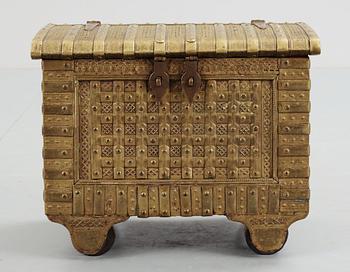 A moorish style chest. 19th Century.