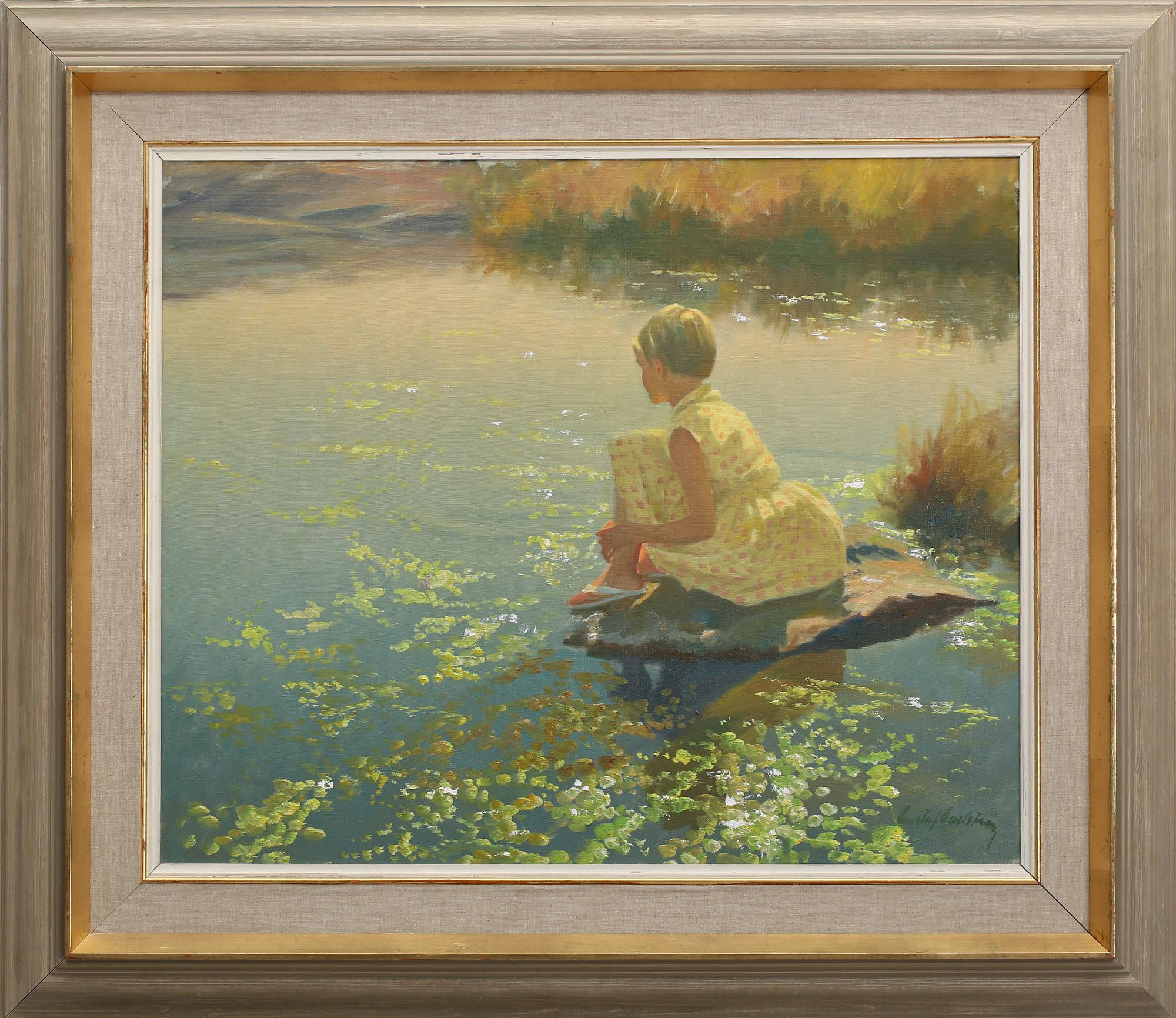 GUSTAF CARLSTRÖM, olja på duk, signerad.