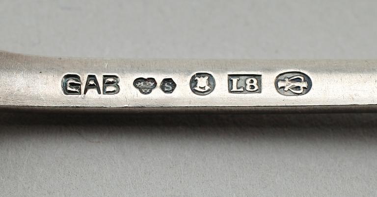 MOCKASKEDAR, 23 st (14+9), silver, 1900-tal. Vikt ca 204 g.