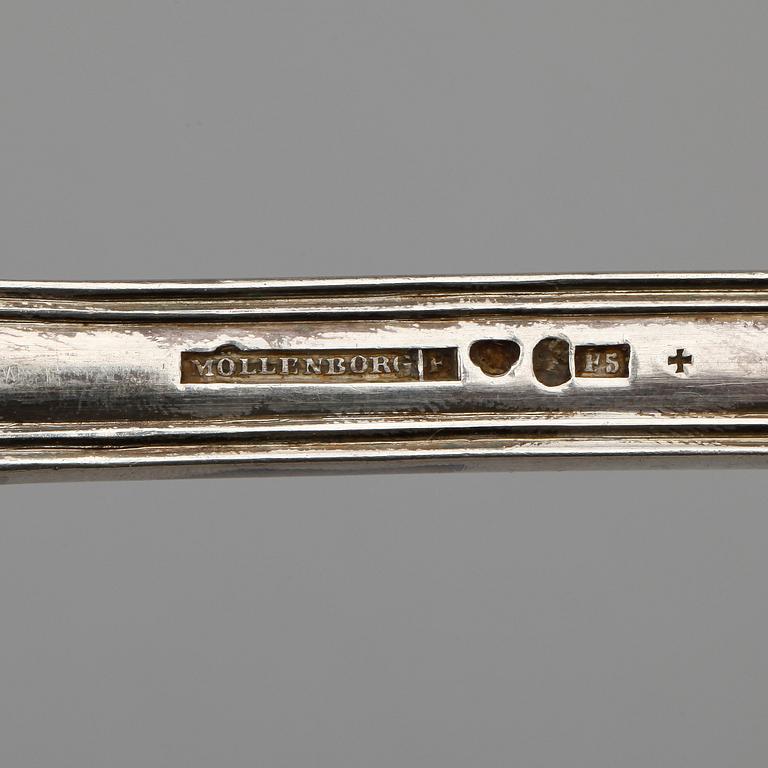 RAGUSKED, silver, Gustaf Möllenborg Stockholm 1859. Vikt ca 185 gram.