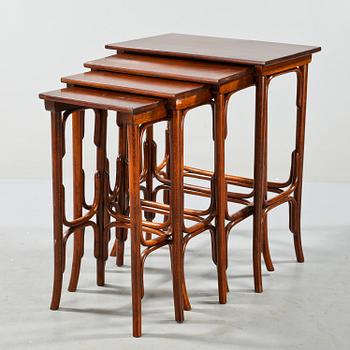 SATSBORD, 4 delar, Thonet, 1900-talets första kvartal.