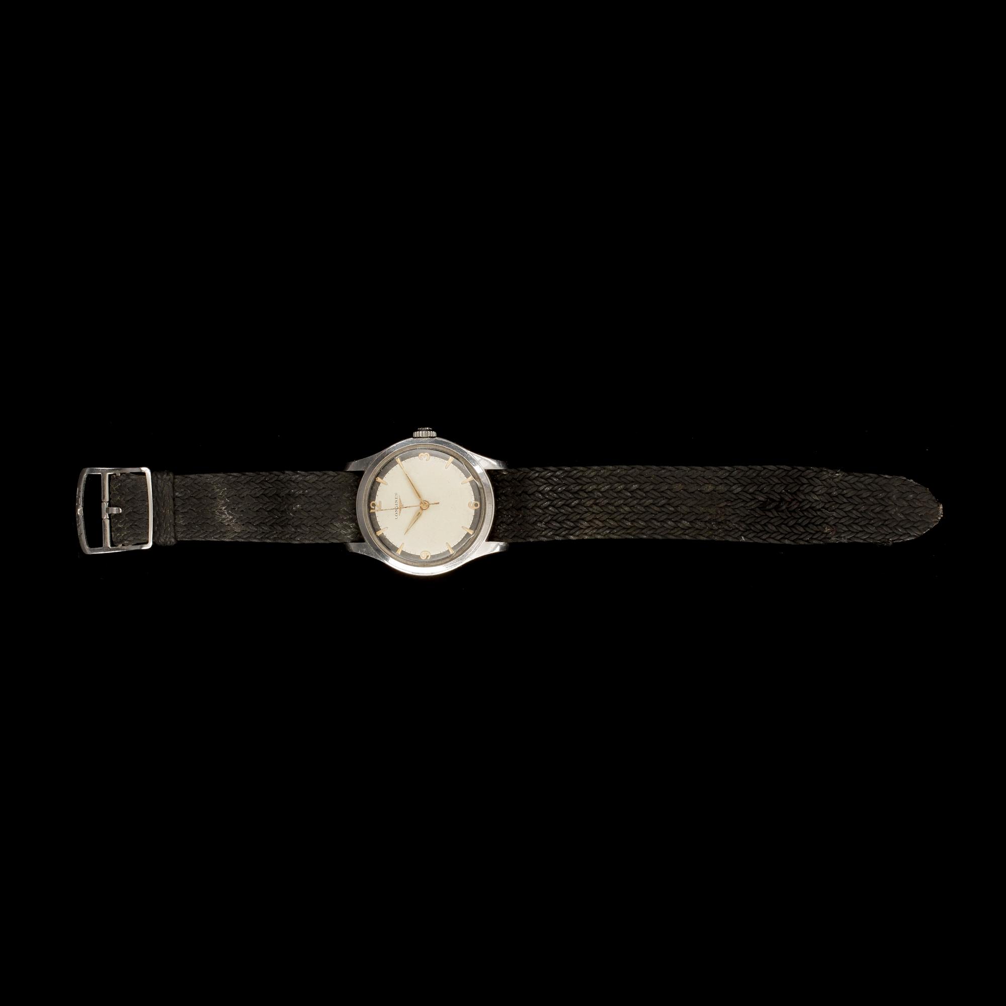 ARMBANDSUR, herr, Longines, stål, 1950-tal.