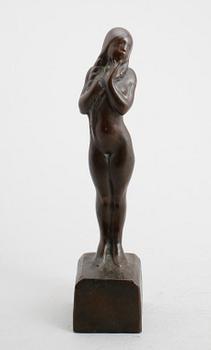 ANDERS OLSON, skulptur, brons, signerad.