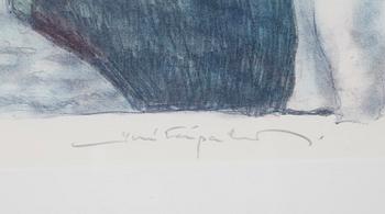 JUSSI TAIPALEENMÄKI, färglitografi, signerad och numrerad 154/190.