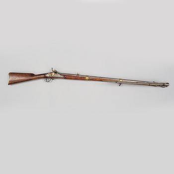 A Swedish percussion rifle 1845-54 pattern.