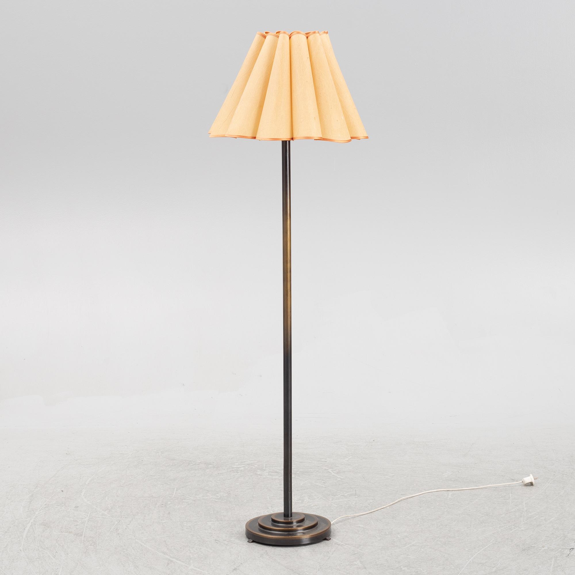 Floor lamp, 1930s-40s.