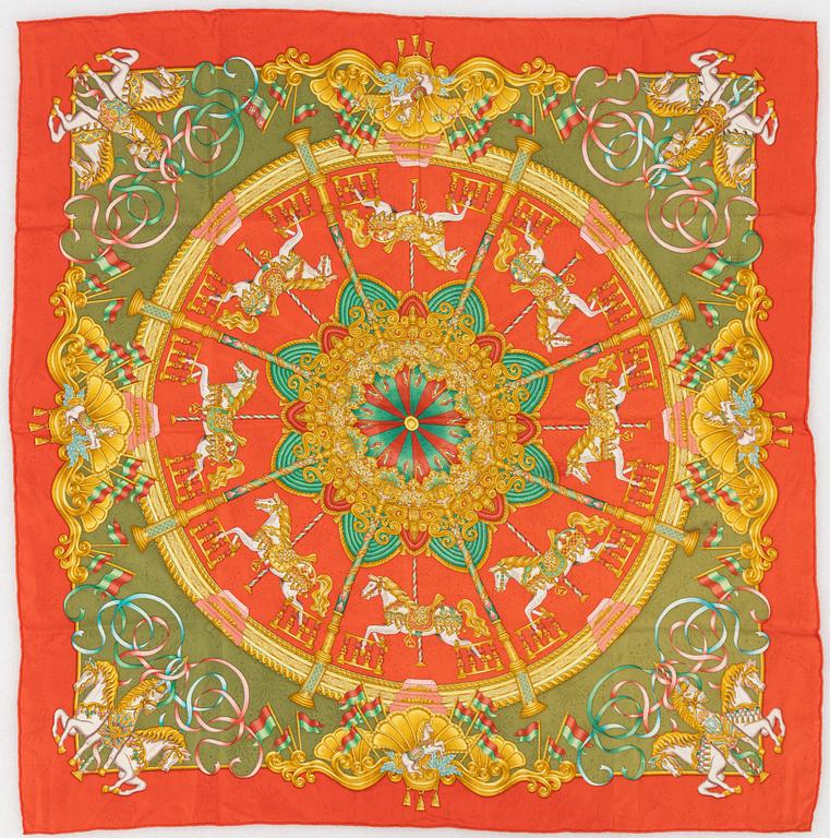 Hermès, scarf, "Luna Park".