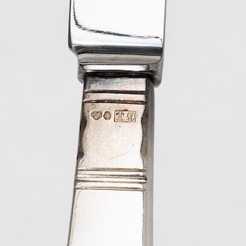 Jacob Ängman, Silver cutlery parts, "Rosenholm", GAB, including Stockholm 1967 (31 pieces).