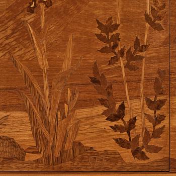 Carl Malmsten, a Swedish Modern cabinet on stand, a journeyman's masterpiece by Sven-Erik Fryklund, Sweden 1942.