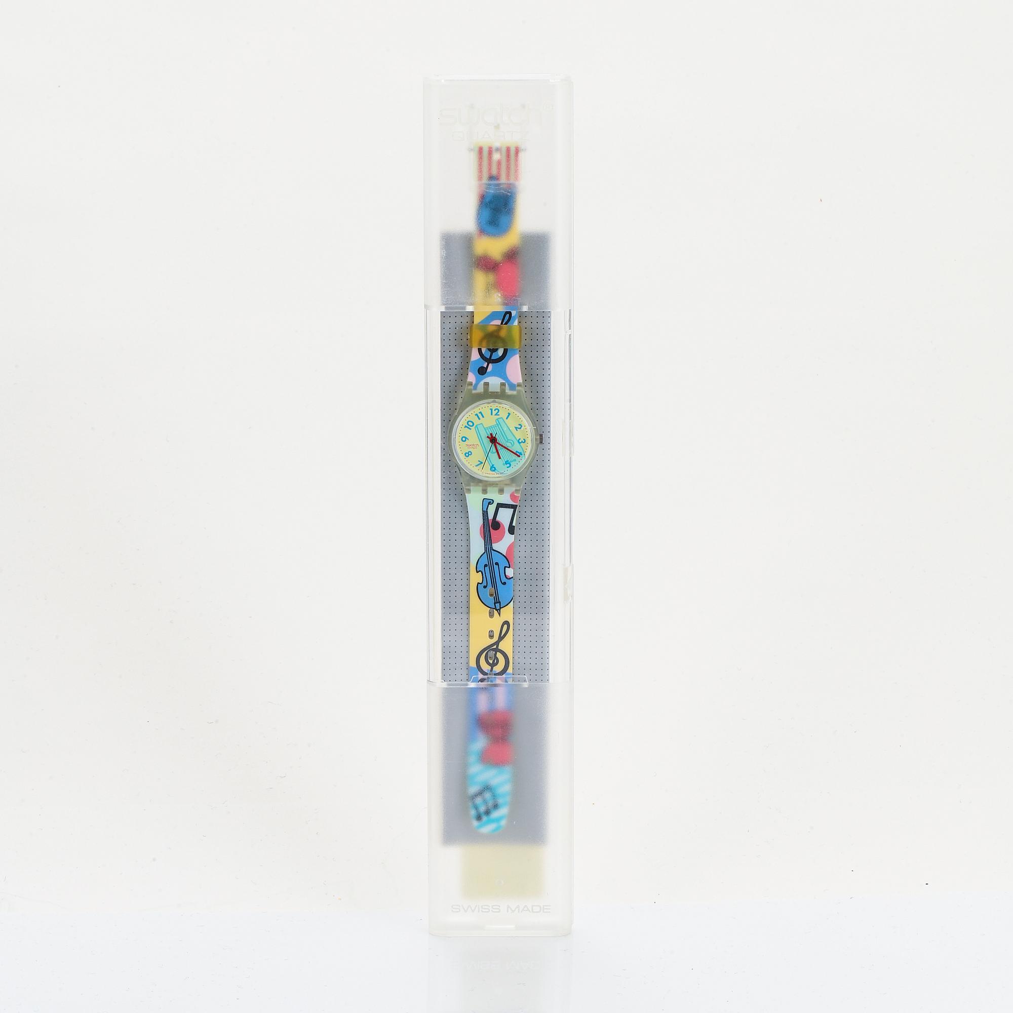 Swatch, Piccolo, wristwatch, 34 mm.