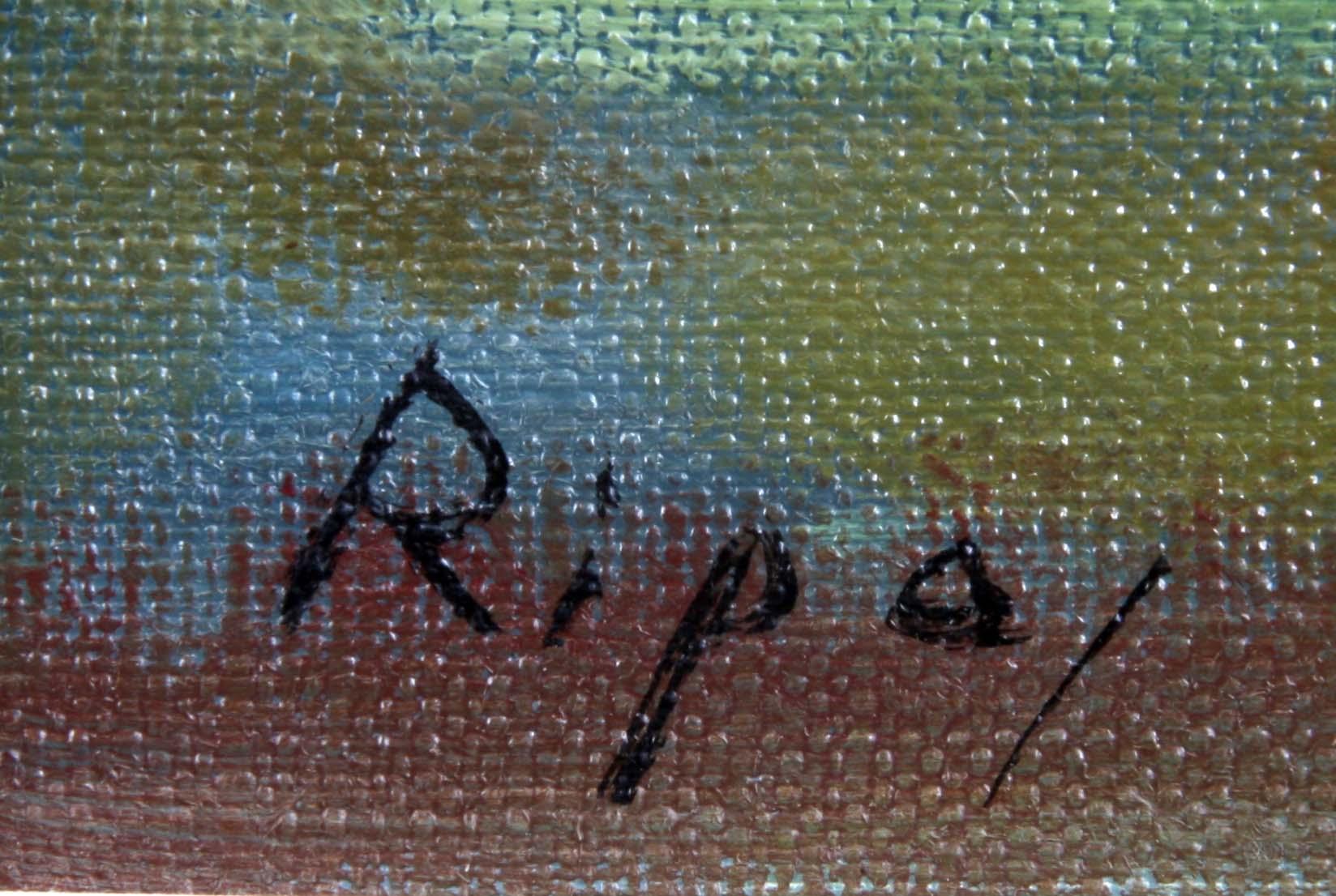 HANS RIPA, olja på duk, sign.