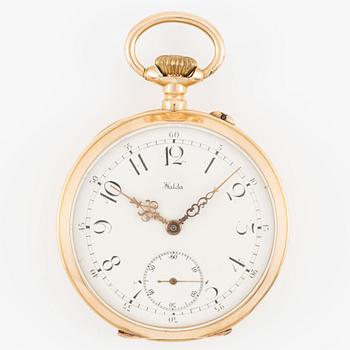 Halda, pocket watch, 49 mm.