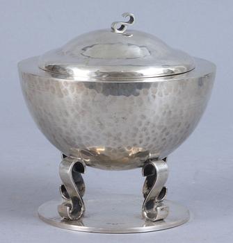 LOCKASK, silver, utländska stämplar, 310 g.