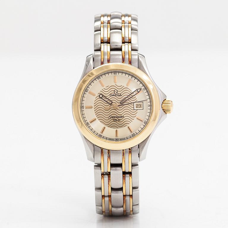 Omega, Seamaster, 120m, armbandsur, 28,5 mm.