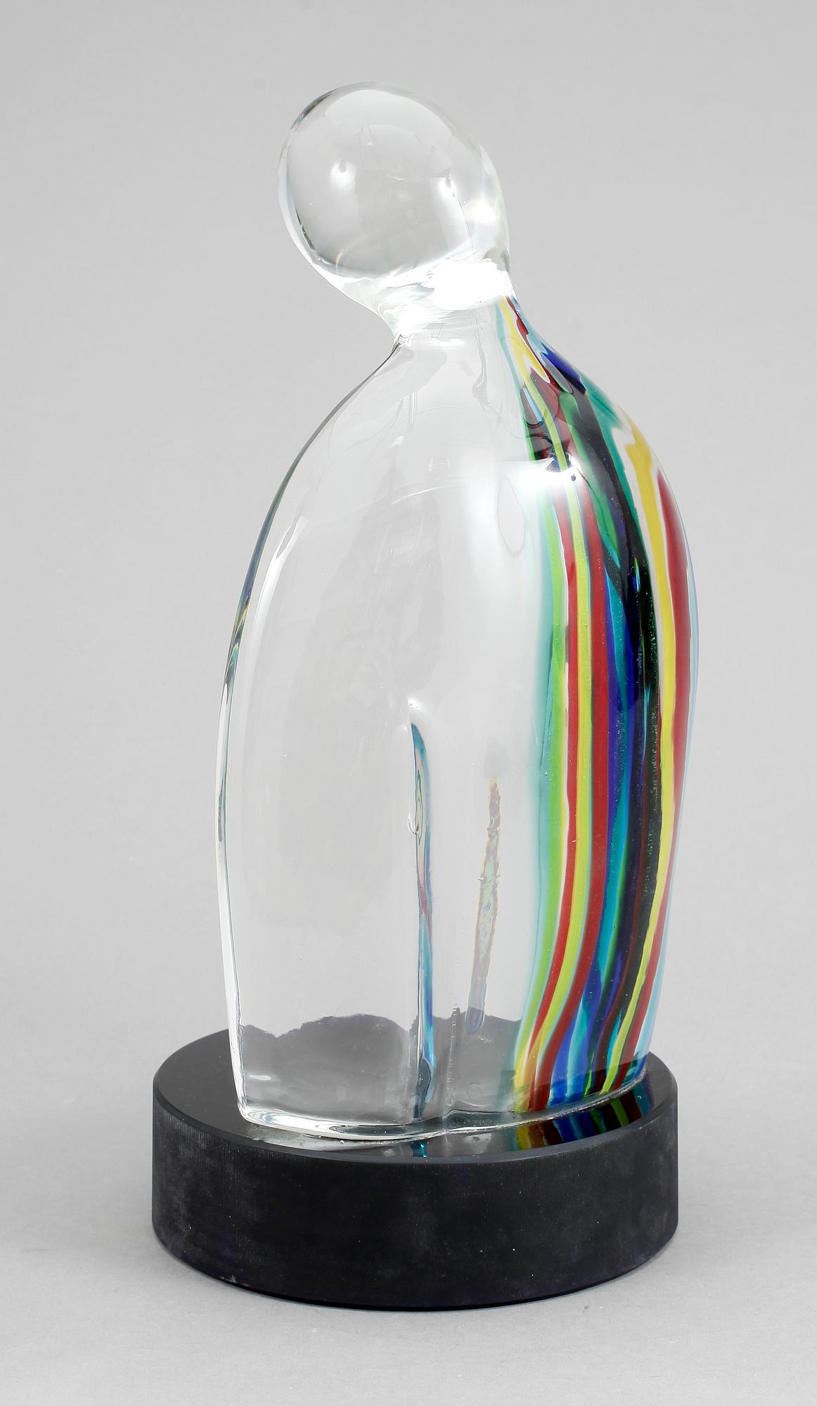 STEFANO TOSO, skulptur, glas, Murano, Italien, 1900-tal.