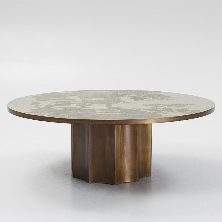 Philip & Kelvin LaVerne, an "Odyssey" coffee table, USA 1960s-70s.