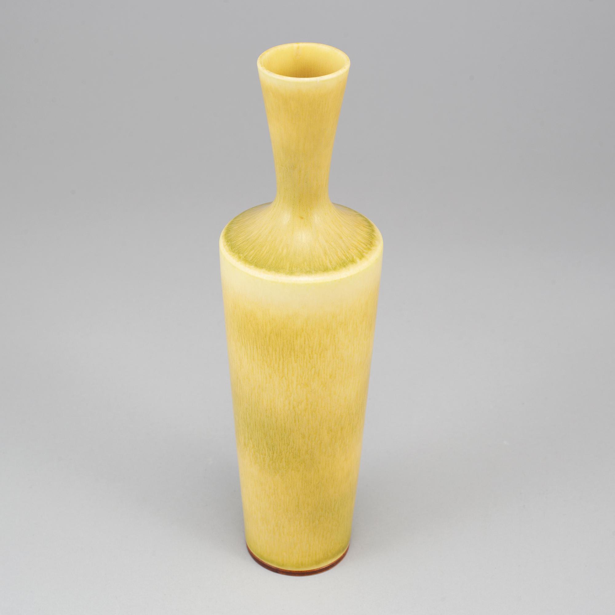 BERNDT FRIBERG, a stoneware vase, Gustavsberg studio, Sweden, 1962.