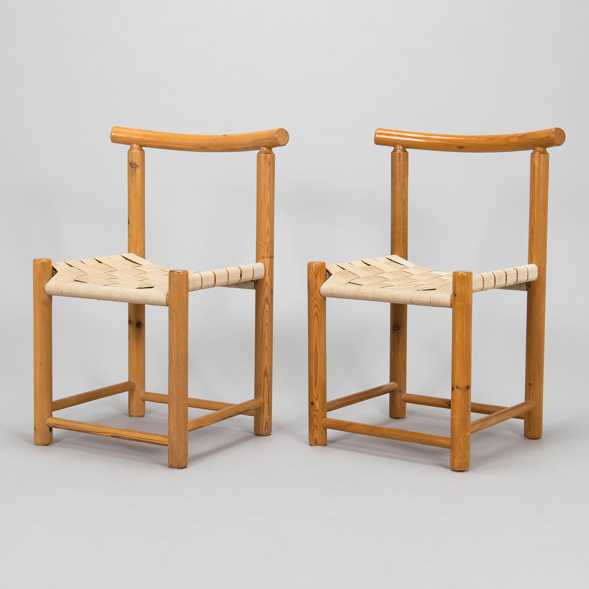 Ben af Schultén, a set of six 1970s 'N20' chairs for Artek.