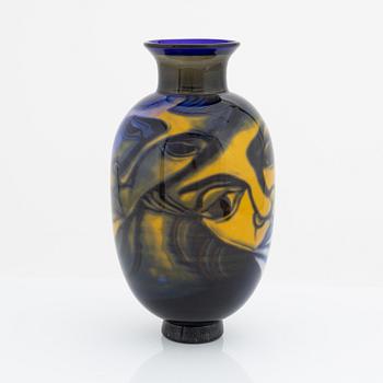 Eva Englund, a unique 'graal' glass vase, Muraya.