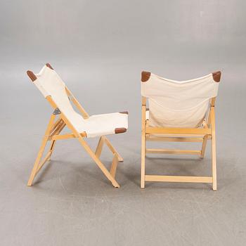 A pair of folding chairs from IKEA around 2000.