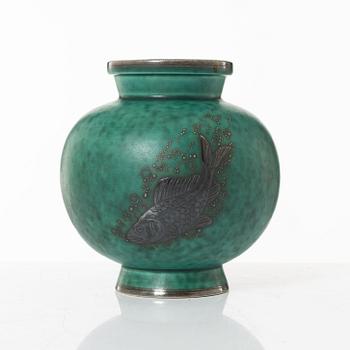 Wilhelm Kåge, an "Argenta" vase, Gustavsberg.