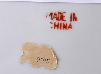 PARTI PORSLIN, 5 delar. Kina, 1800-1900-tal.