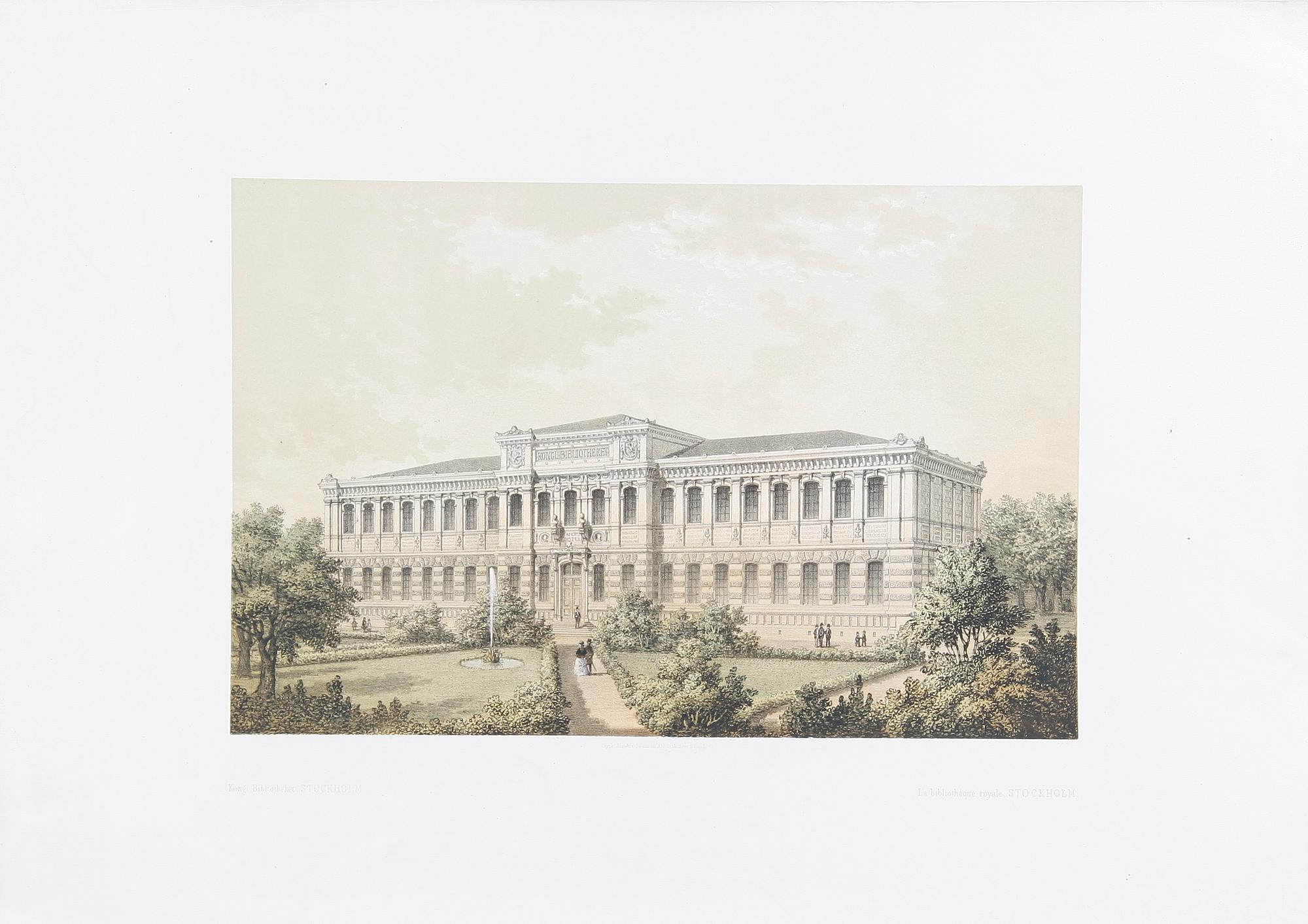 PARTI GRAFIK, ca 30 st, bla Mankell och Billmarck, 1800-tal.