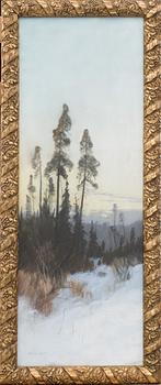 CARL BRANDT, pastell, signerad.