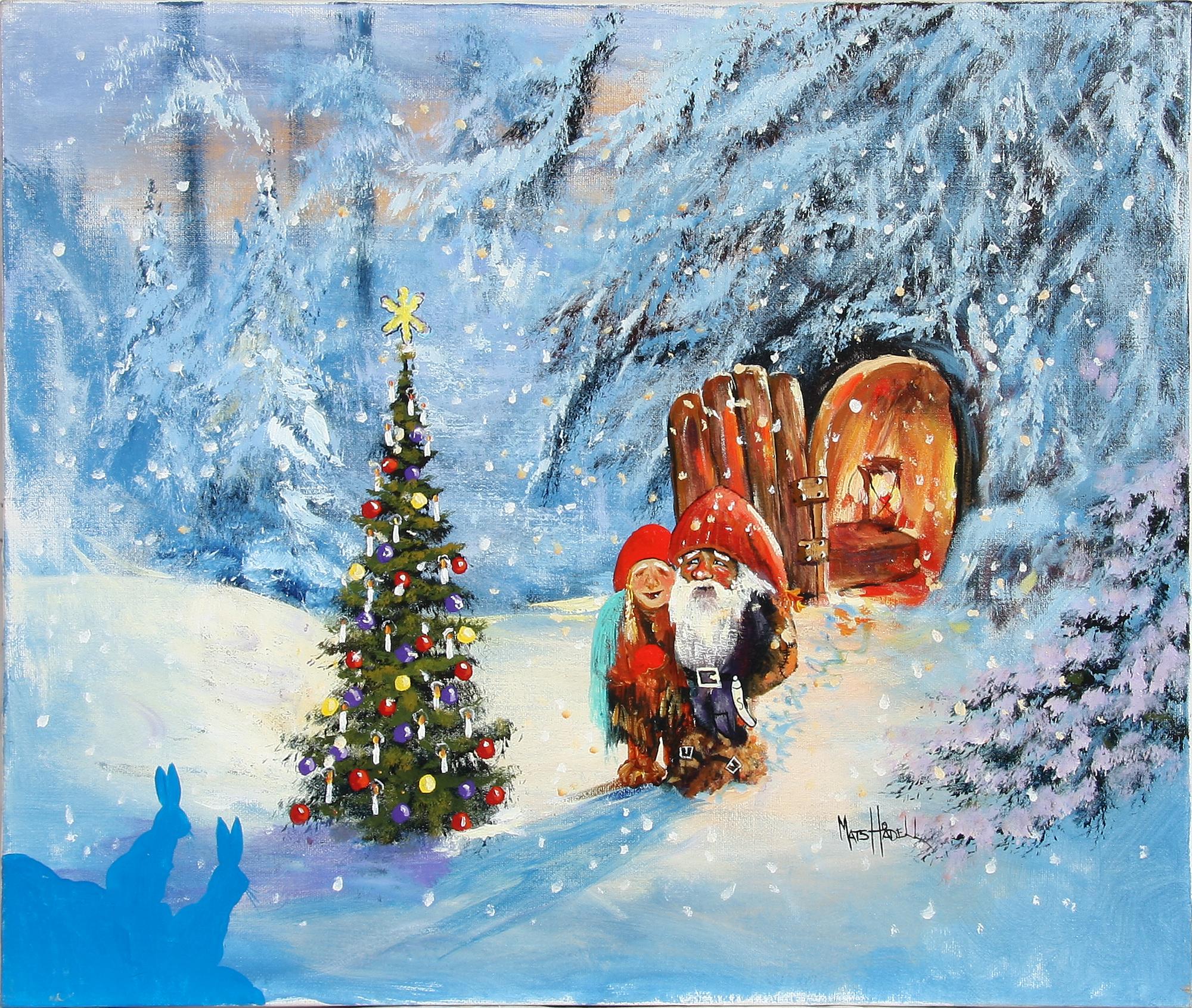 MATS HÅDELL, olja på duk, sign.