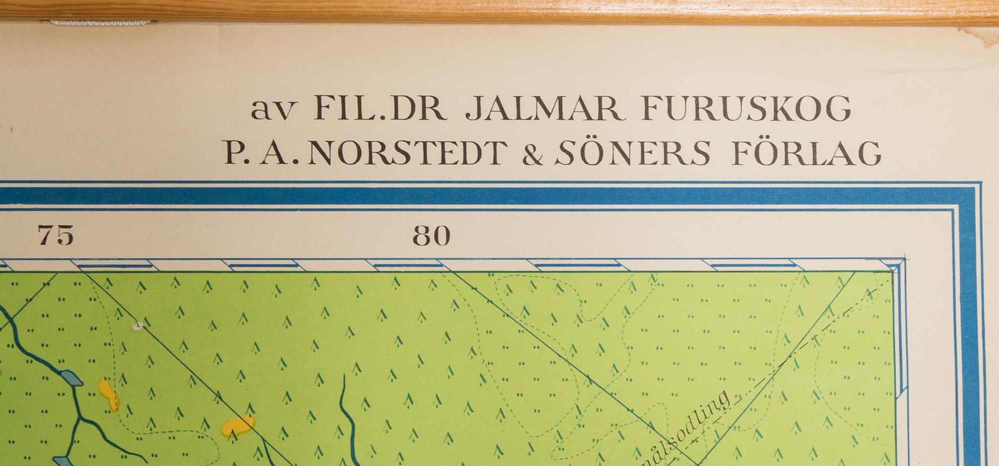 SKOLPLANSCH/KARTA, Europa, P-A. Nordstedt och Söner Förlag. 1962.
