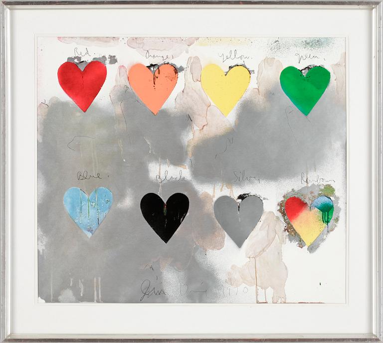 JIM DINE, screentryck, sign o dat 1970.