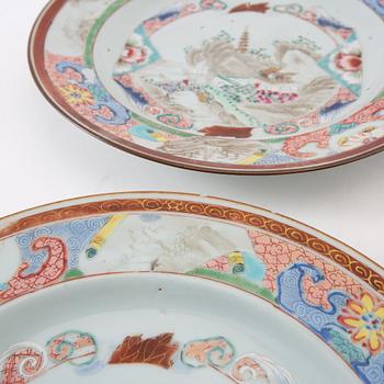Plates 4 pcs. China 18th century.