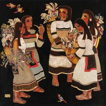 1031. Do Xuan Doan, "Spring festival in the Highlands"/" Festival du printemps dans le Highlands".