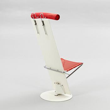 Börge Lindau & Bo Lindekrantz, Snurrstol, "Planka", Lammhults Möbel, modellen formgiven 1985.