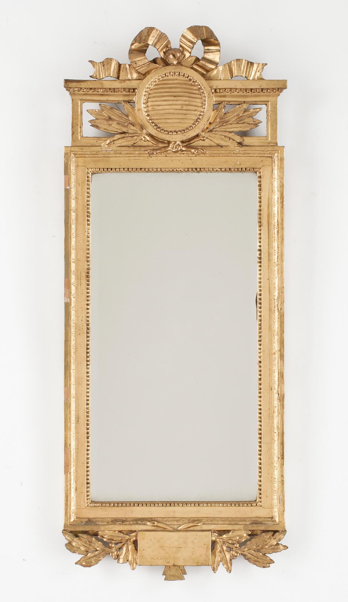 SPEGEL, Gustaviansk, Stockholms hallstämpel 1786.