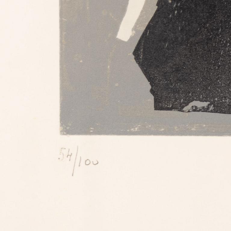 André Lanskoy, lithograph in colours, signed 54/100.