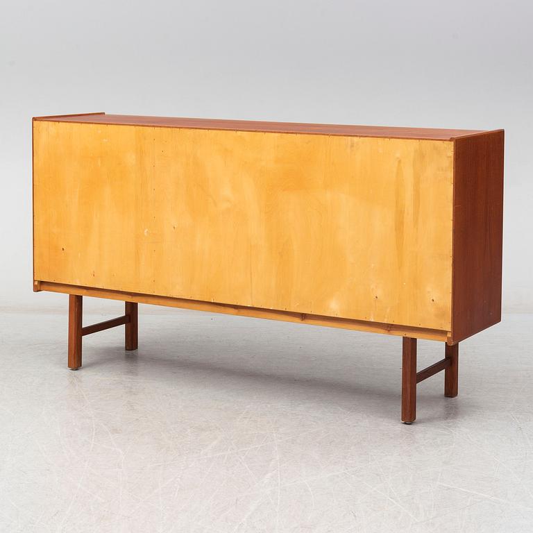 A Swedish teak veneered sideboard, 1960's.