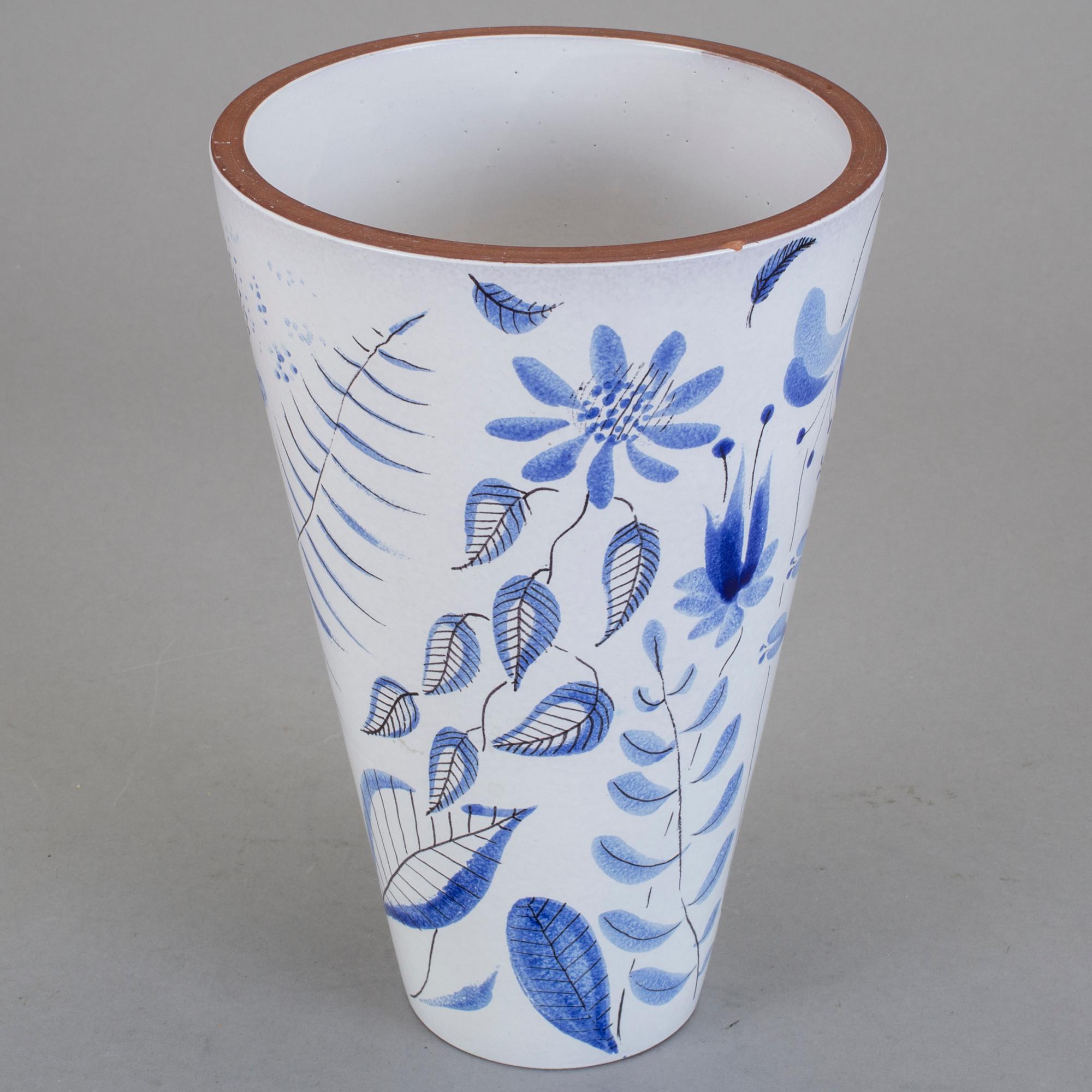 VAS, fajans, Stig Lindberg, Gustavsbergs Studio, 1940-tal.