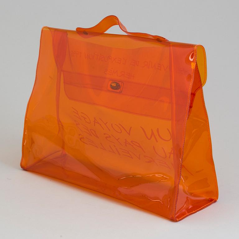 HERMÈS, a 'Plastic Kelly' handbag.