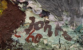 Gunnar Jonn, a signed and dated oil on board.