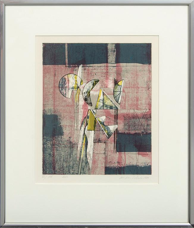 Anders Österlin, 2 signed and numbered colour lithgraphs 72/165 and 183/210.