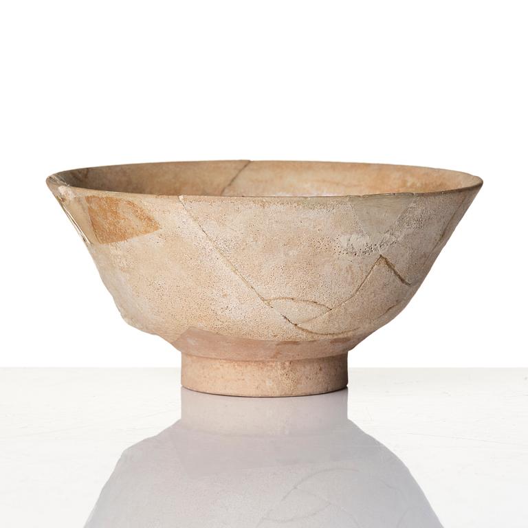 A Persian pottery bowl  13th century.